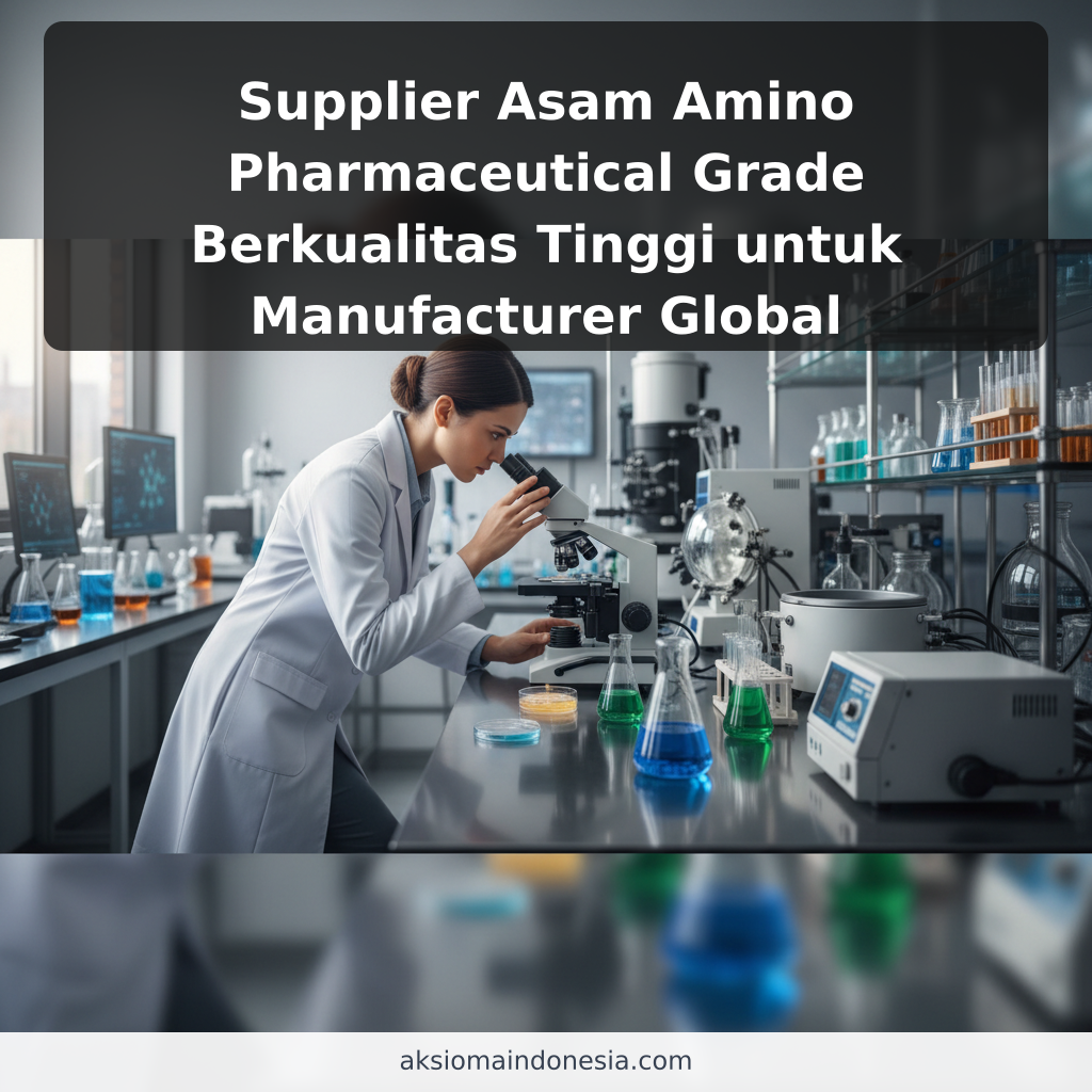Supplier Asam Amino Pharmaceutical Grade Berkualitas Tinggi untuk Manufacturer Global