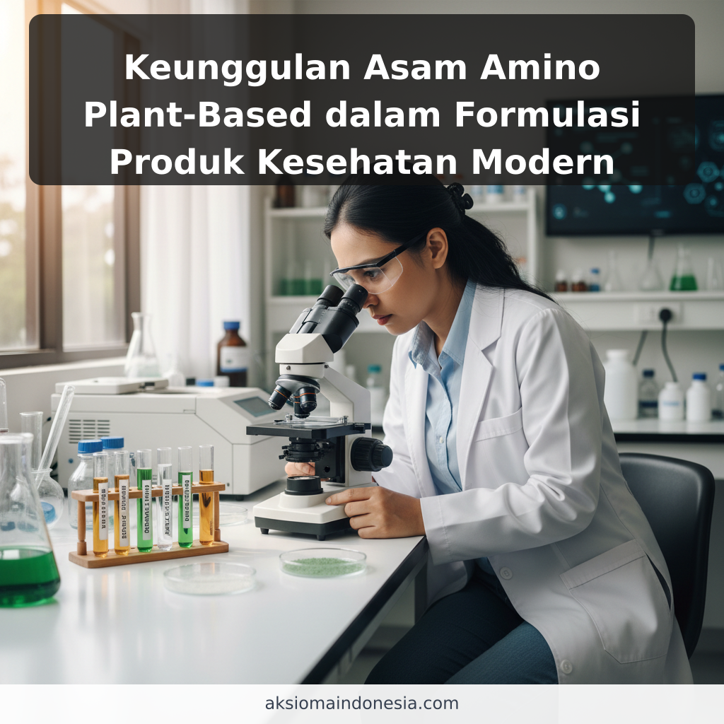 Keunggulan Asam Amino Plant-Based dalam Formulasi Produk Kesehatan Modern