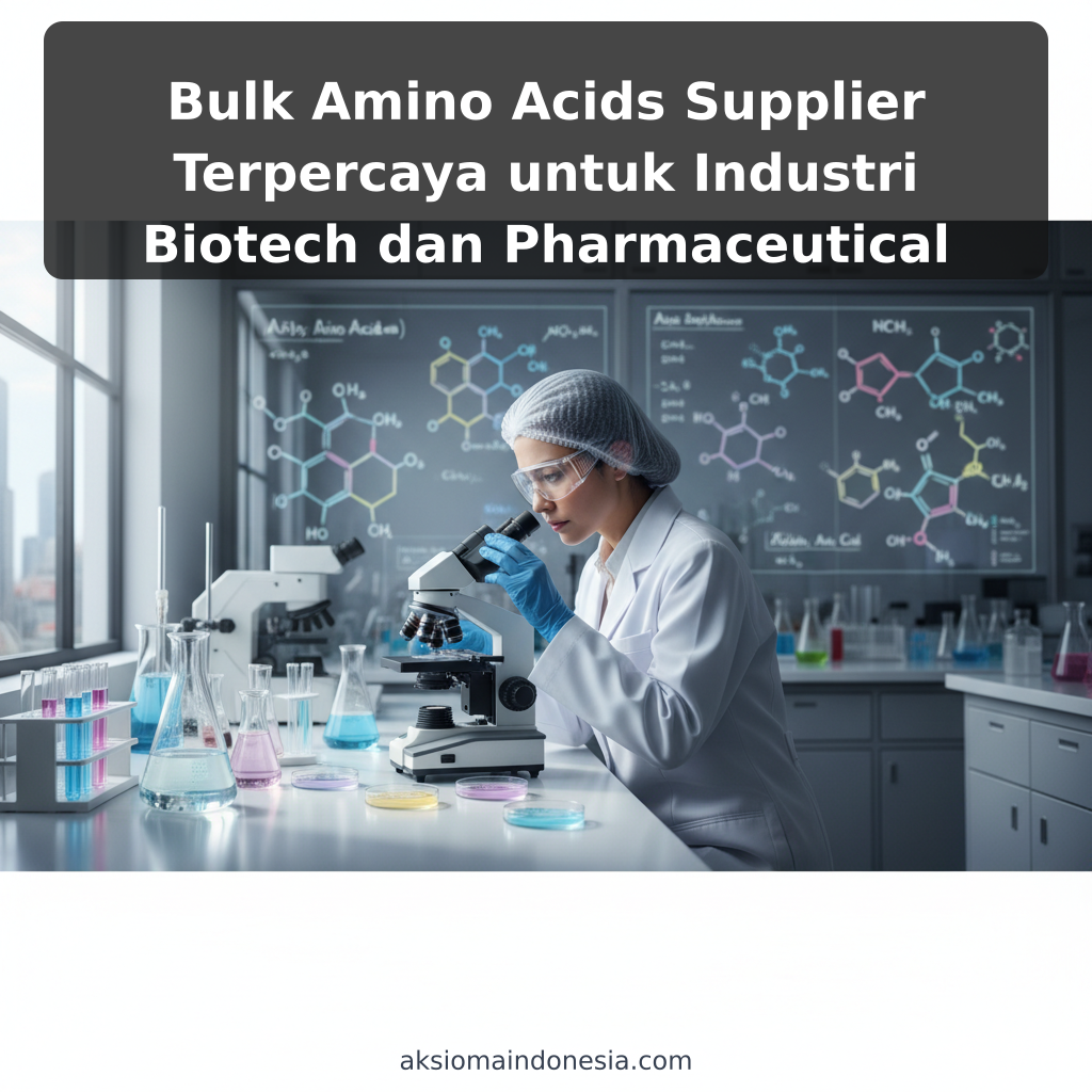 Bulk Amino Acids Supplier Terpercaya untuk Industri Biotech dan Pharmaceutical