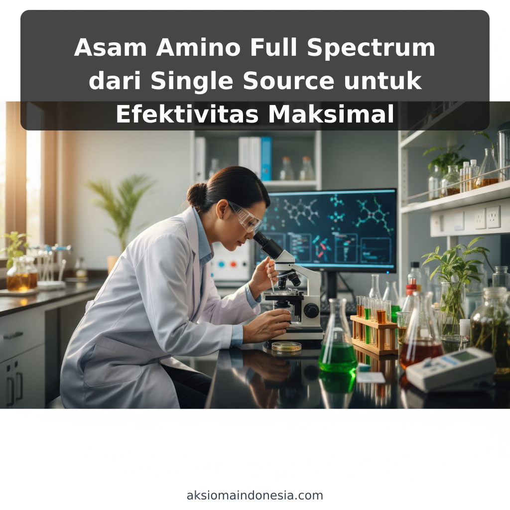 Asam Amino Full Spectrum dari Single Source untuk Efektivitas Maksimal