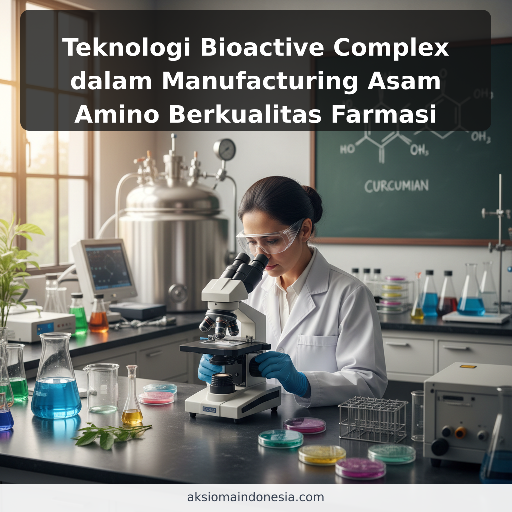 Teknologi Bioactive Complex dalam Manufacturing Asam Amino Berkualitas Farmasi