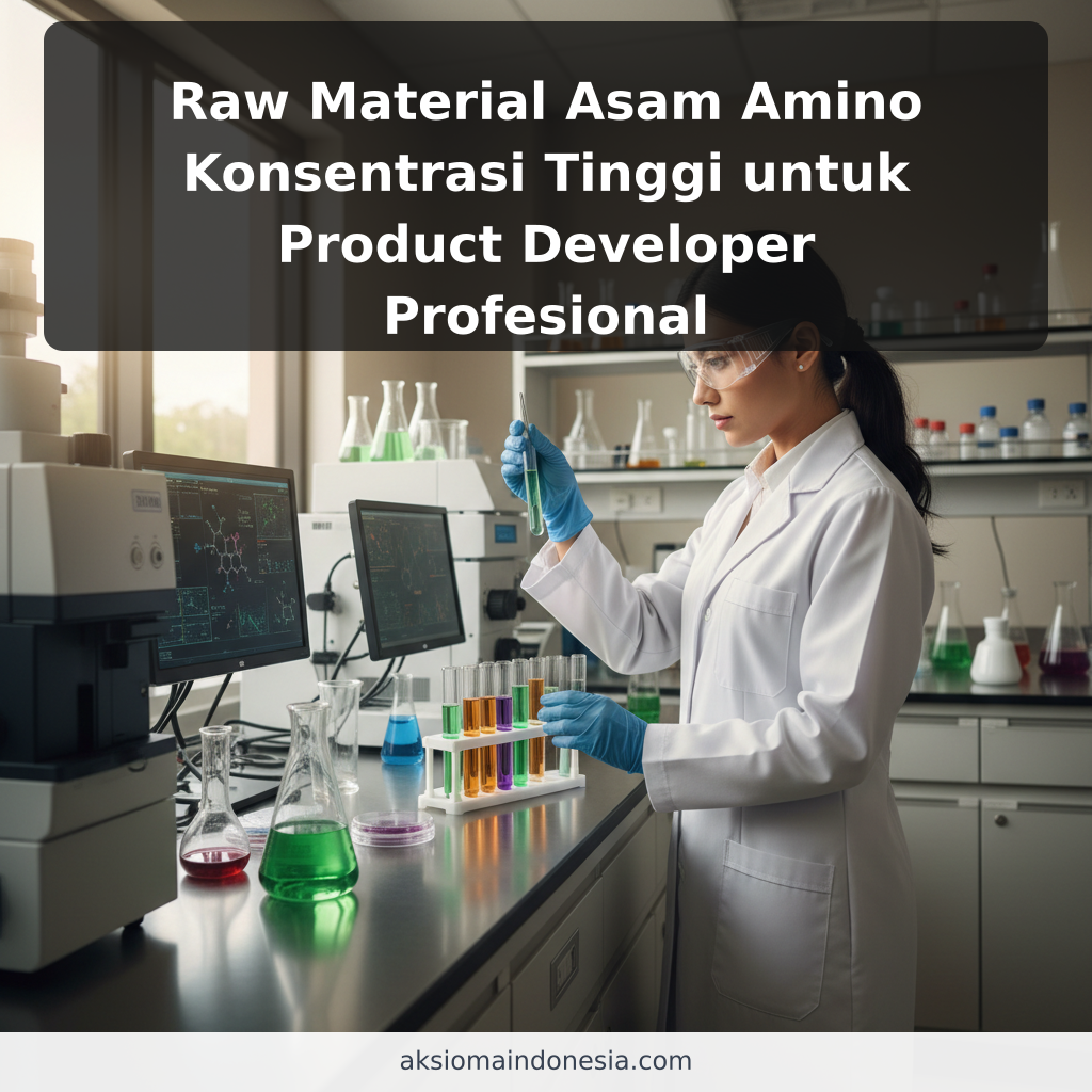 Raw Material Asam Amino Konsentrasi Tinggi untuk Product Developer Profesional