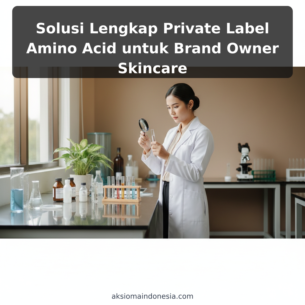 Solusi Lengkap Private Label Amino Acid untuk Brand Owner Skincare