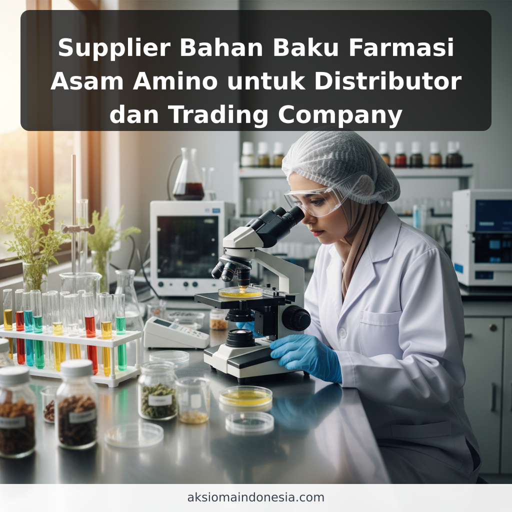 Supplier Bahan Baku Farmasi Asam Amino untuk Distributor dan Trading Company