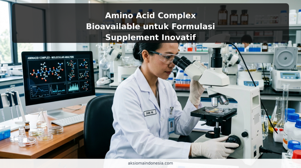 Amino Acid Complex Bioavailable untuk Formulasi Supplement Inovatif