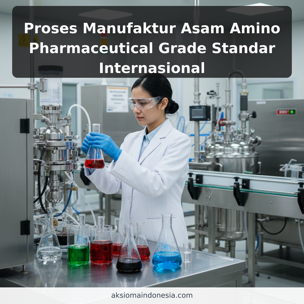 Proses Manufaktur Asam Amino Pharmaceutical Grade Standar Internasional