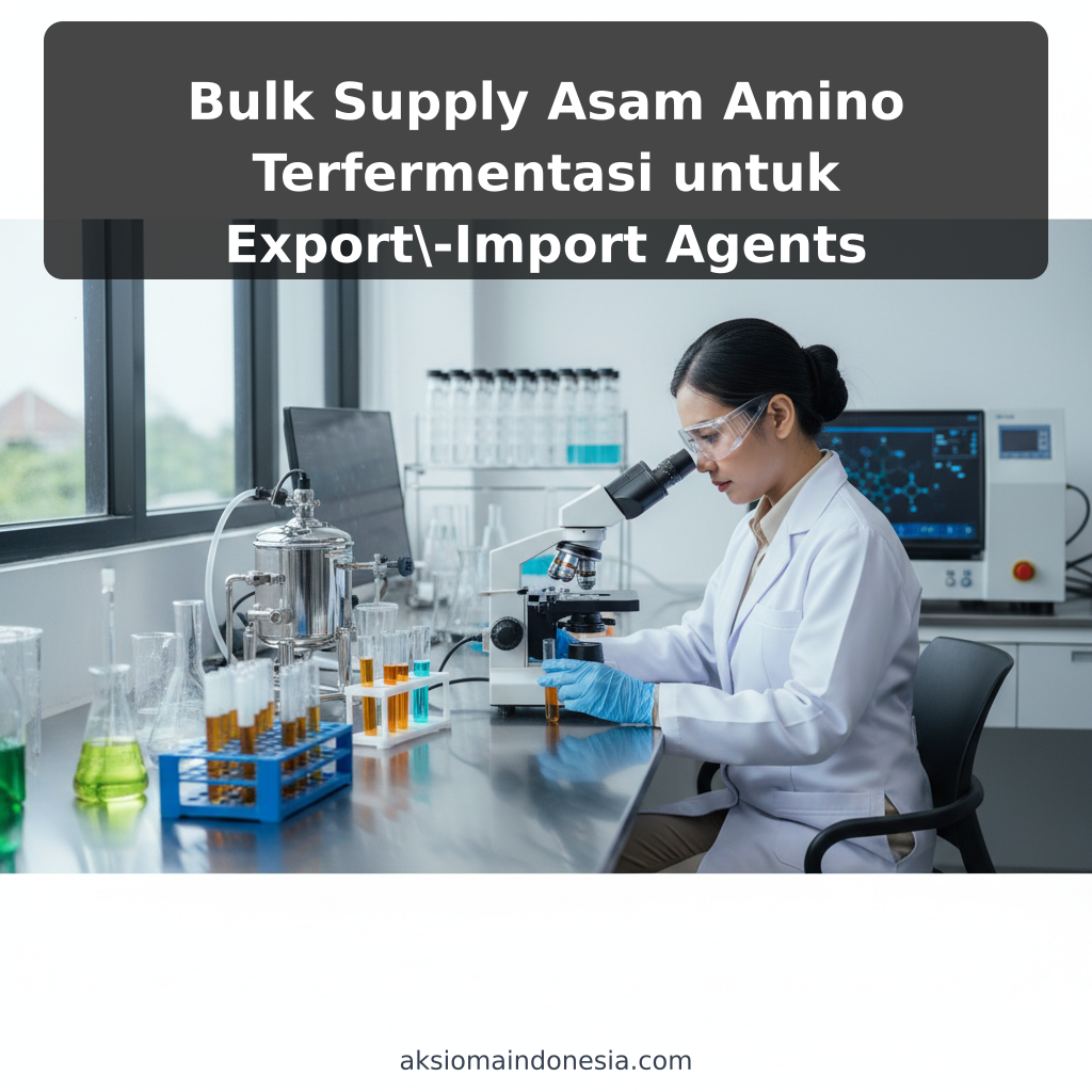 Bulk Supply Asam Amino Terfermentasi untuk Export-Import Agents