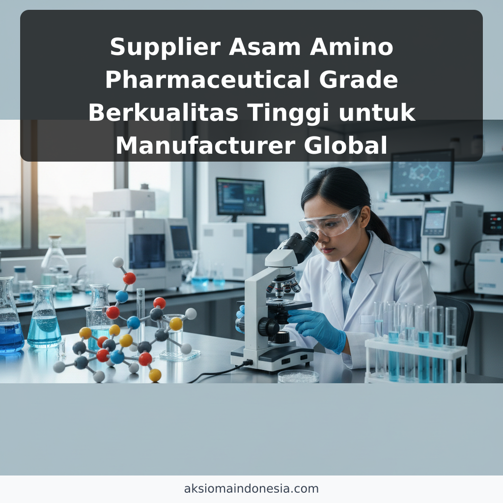 Supplier Asam Amino Pharmaceutical Grade Berkualitas Tinggi untuk Manufacturer Global