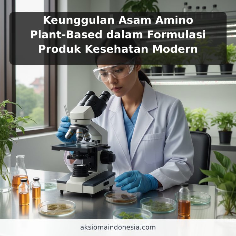 Keunggulan Asam Amino Plant-Based dalam Formulasi Produk Kesehatan Modern