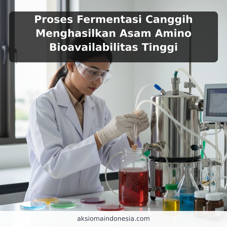 Proses Fermentasi Canggih Menghasilkan Asam Amino Bioavailabilitas Tinggi