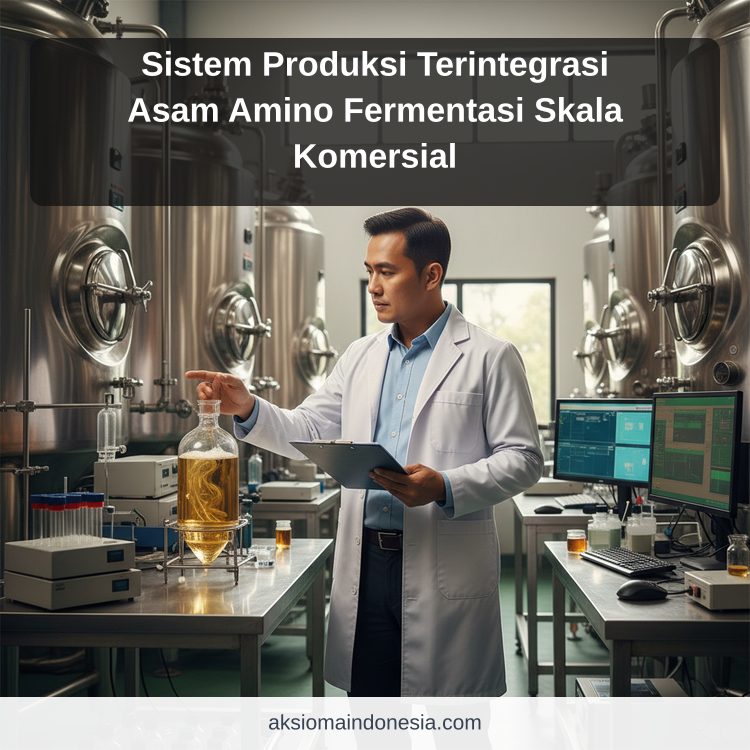 Sistem Produksi Terintegrasi Asam Amino Fermentasi Skala Komersial
